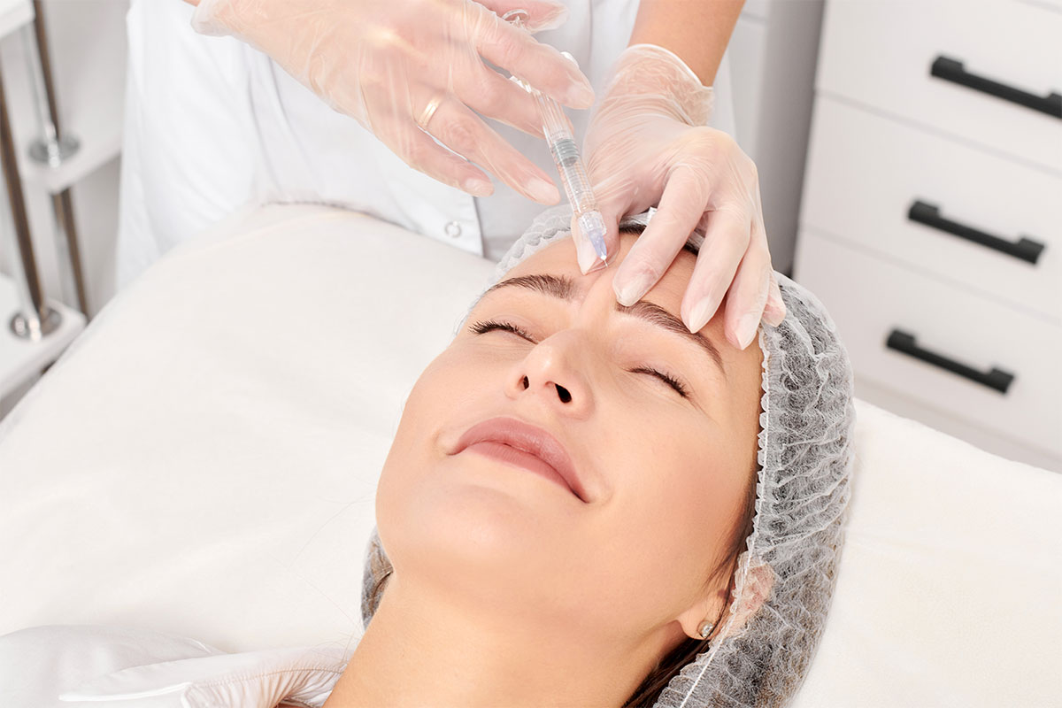 woman getting Dysport in Santa Clarita